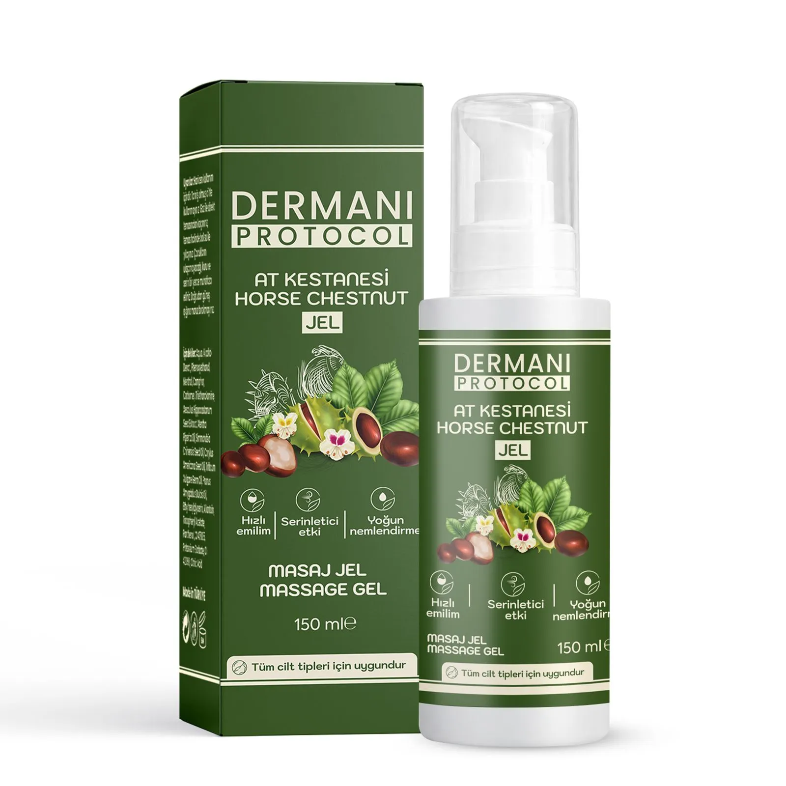 Dr.Henri Dermani Protocol At Kestanesi Özlü Masaj Jeli 150 ml